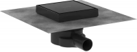 Точечный слив Hansgrohe RainDrain Point 150, комплект, черный матовый 56249670