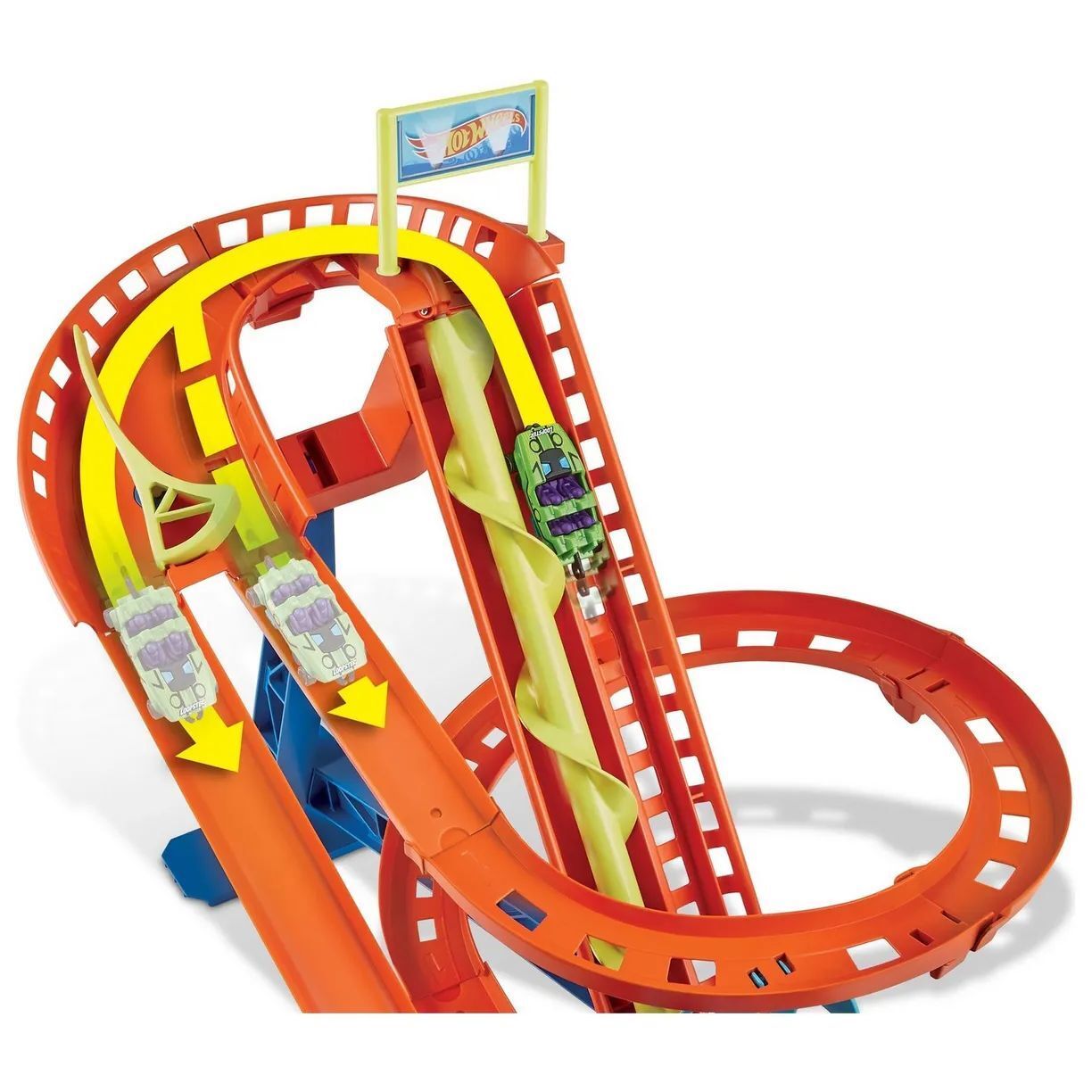 Игровой набор Hot Wheels City Ралли американские горки HDP04