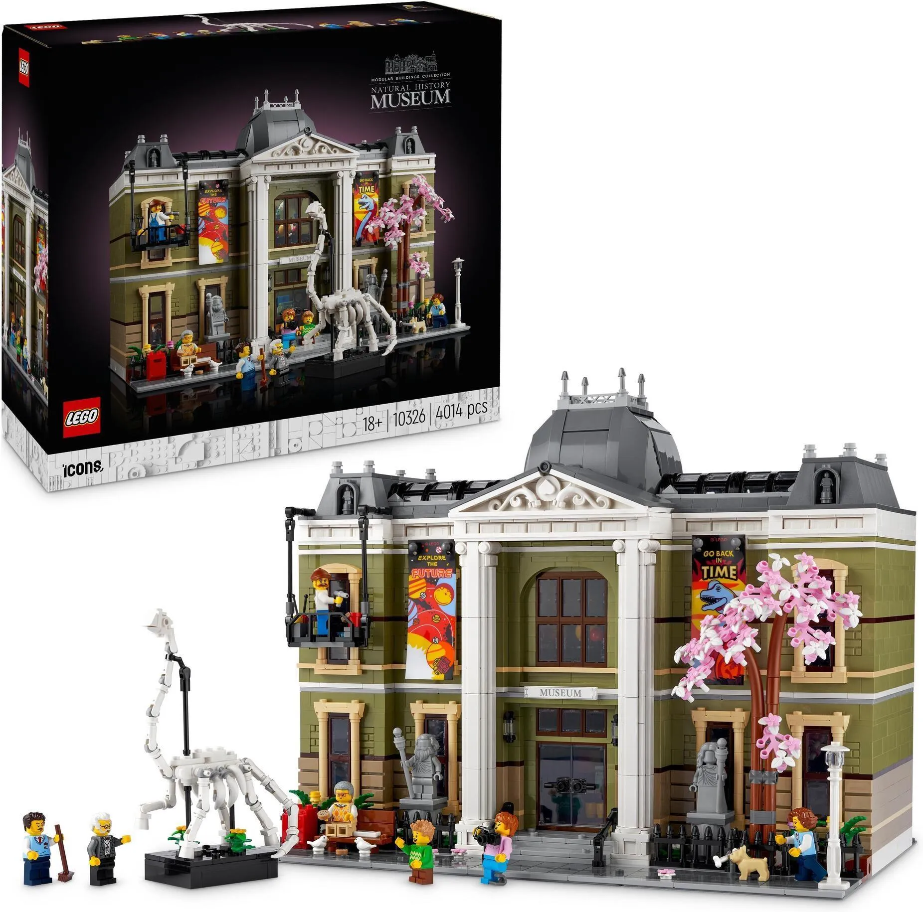 Конструктор LEGO Icons 10326 Музей естественной истории
