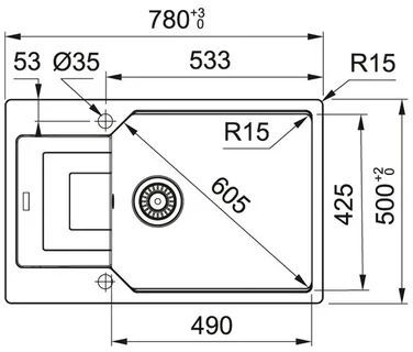 Кухонная раковина Franke UBG 611-78 Xl 114.0575.075, белый полярный