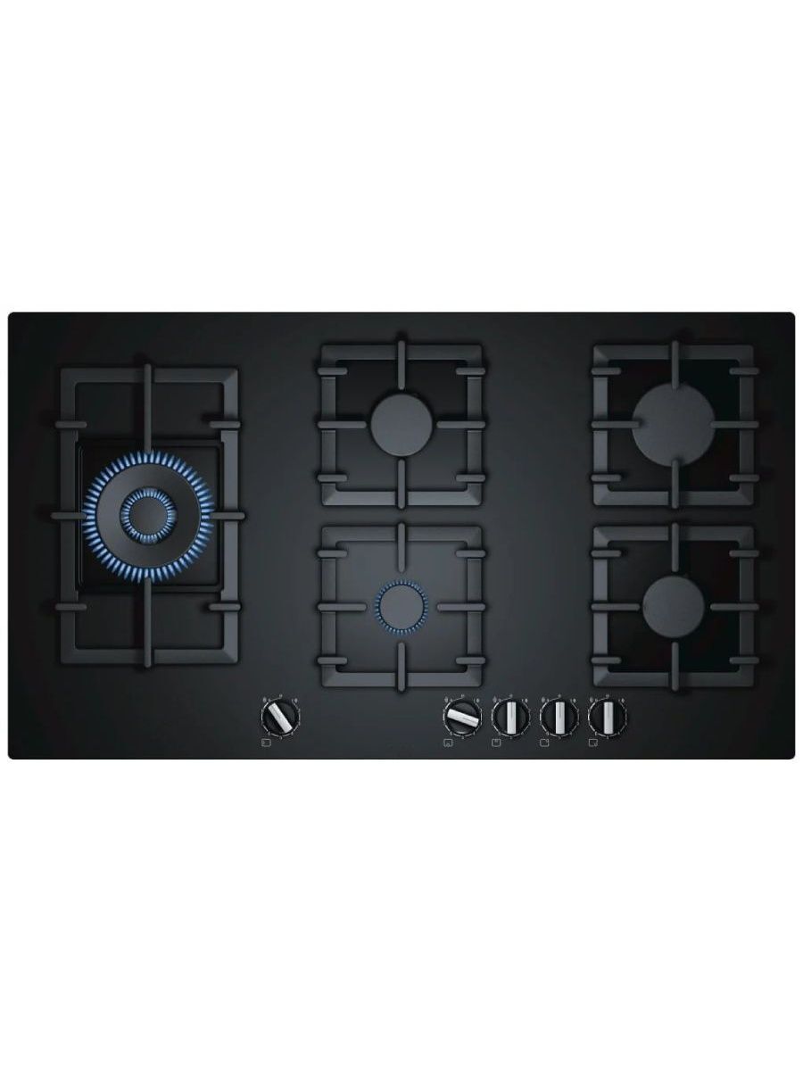 Газовая варочная панель Bosch PPS9A6B90, черный