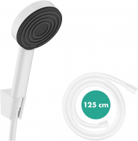 Ручной душ Hansgrohe Pulsify с шлангом 125 см, белый матовый 24301700