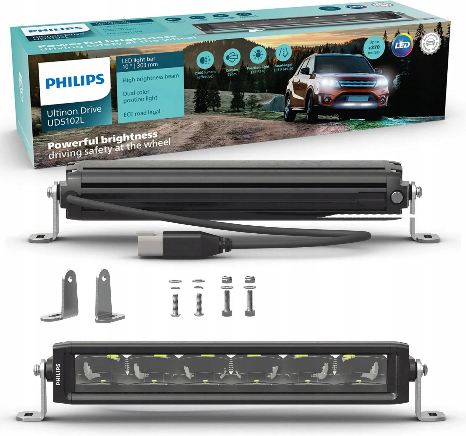 Светодиодная автомобильная фара Philips Ultinon Drive 5002L 20" Lightbar