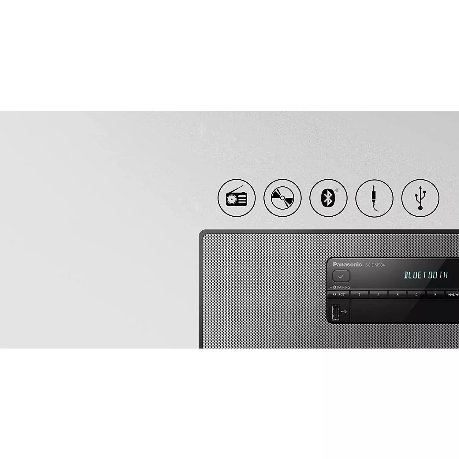 Стереосистема Panasonic SC-DM504EG-W