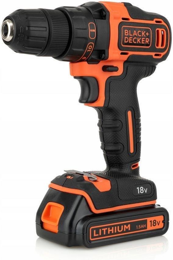 Аккумуляторная дрель-шуруповерт BLACK+DECKER BDCDD186