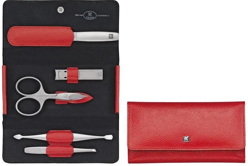 Маникюрный набор из 5 предметов с чехлом из кожи Zwilling Classic Inox 97092-002-0