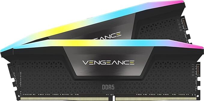 Оперативная память Corsair VENGEANCE RGB DDR5 64GB 6600MHz CL32 (CMH64GX5M2B6600C32)