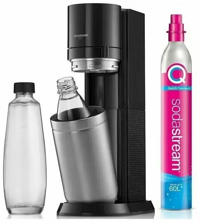Комплект: Сифон SodaStream Duo +2 стеклянные бутылки + 2 пластиковые бутылки 1016814491