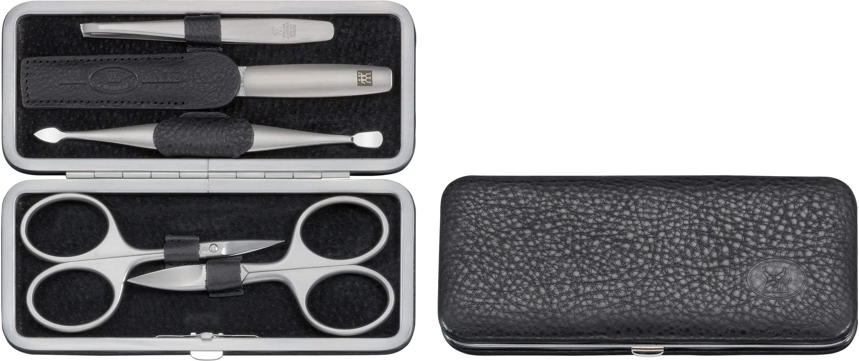 Маникюрный набор из 5 предметов с чехлом из кожи Zwilling Twinox Frame Case 970610040