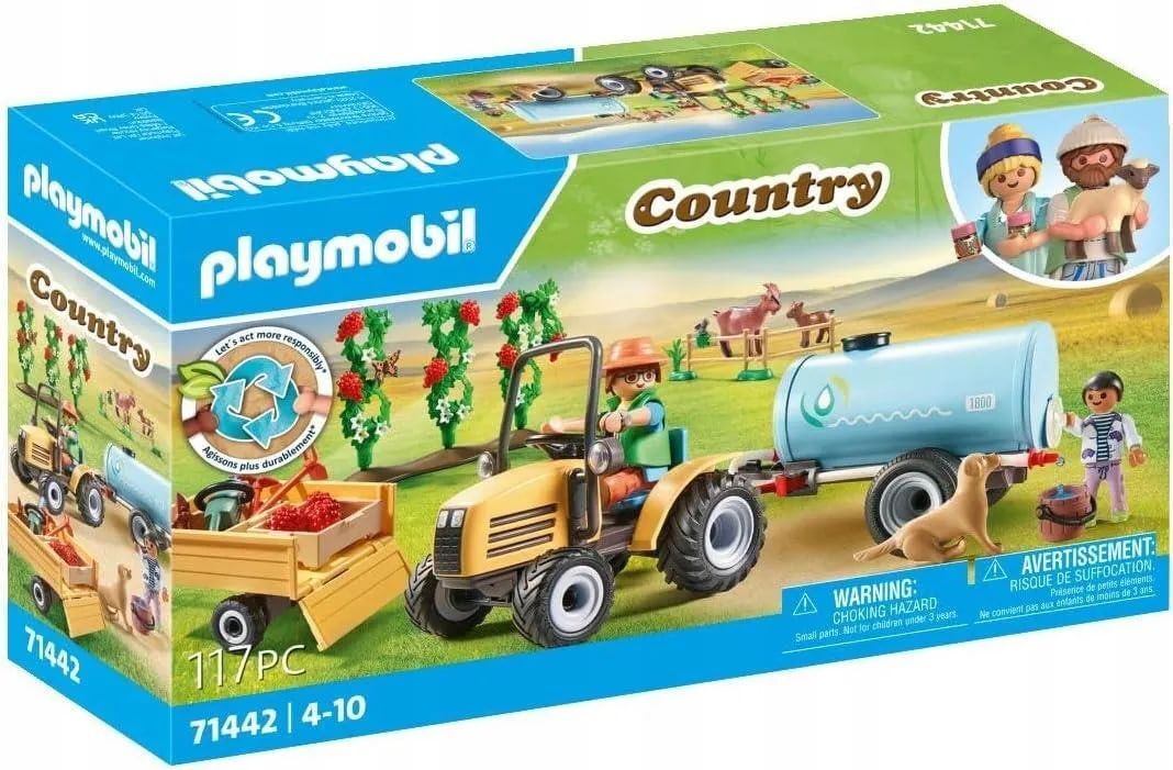 Трактор с прицепом Playmobil 71442
