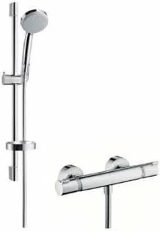 Душевые наборы со смесителем Hansgrohe Croma 100 Vario Ecostat E Comfort Combi термостат + 0,65m 27034000