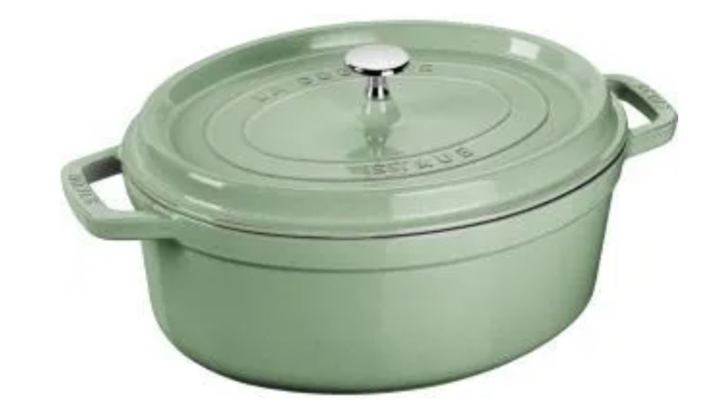 Чугунная кастрюля Staub La Cocotte 6,7 л, мятная 1023148