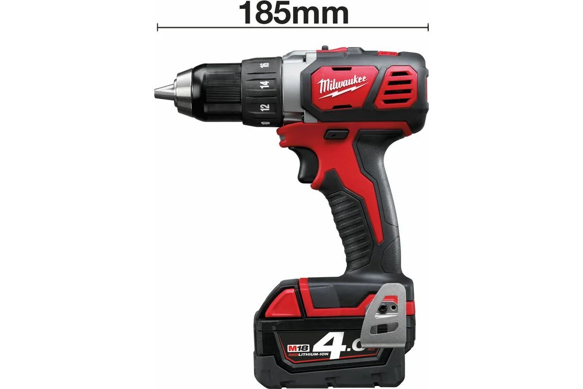 Дрель-шуруповёрт Milwaukee M18 BDD-402C 2 4.0 Ah и ЗУ 4933443565