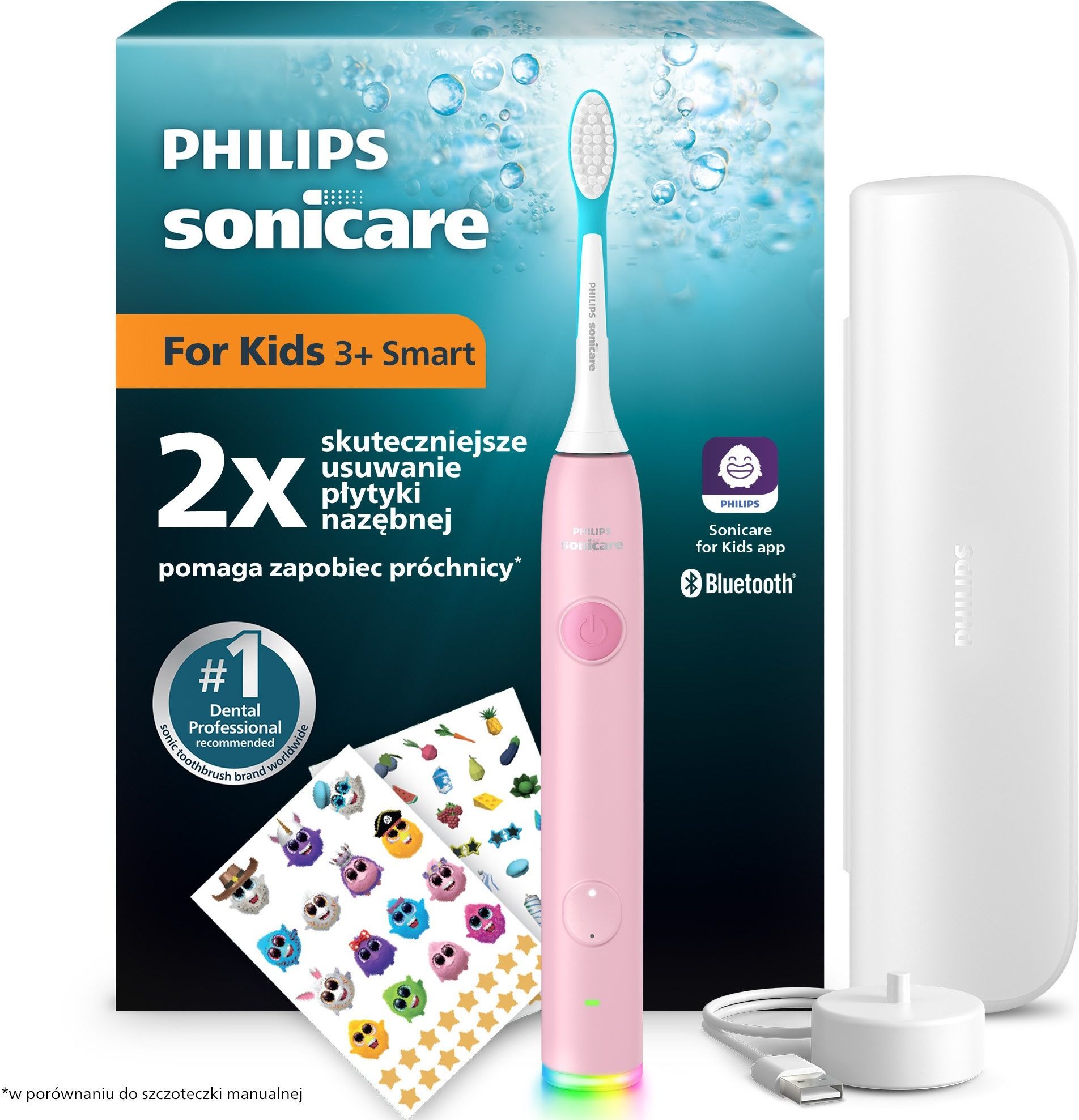 Электрическая зубная щетка Philips Sonicare Kids Smart HX6600/41