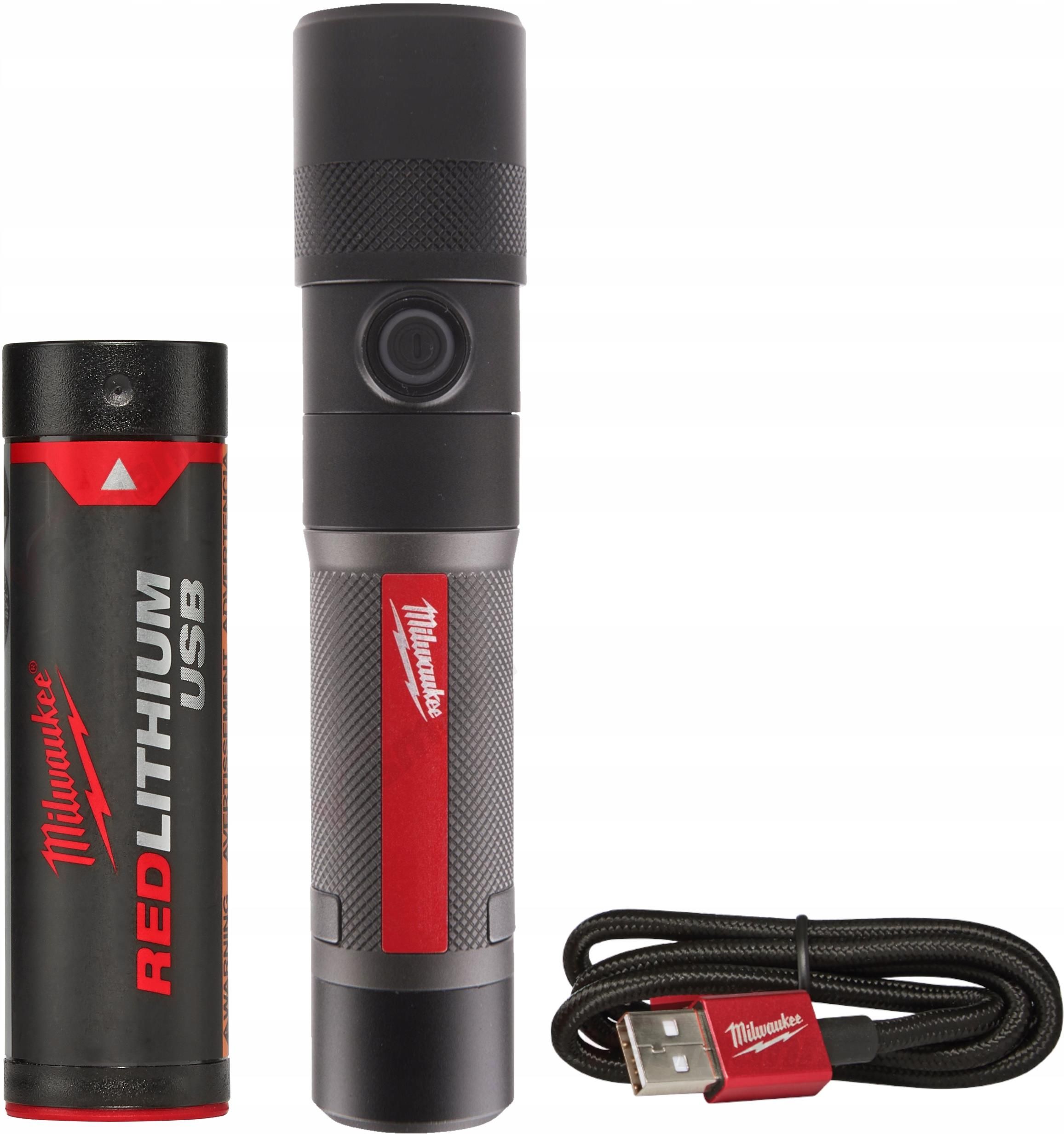 Аккумуляторный фонарь Milwaukee L4 TMLED-301 с USB-кабелем 4933479769 1х3,0 Ач с АКБ и ЗУ