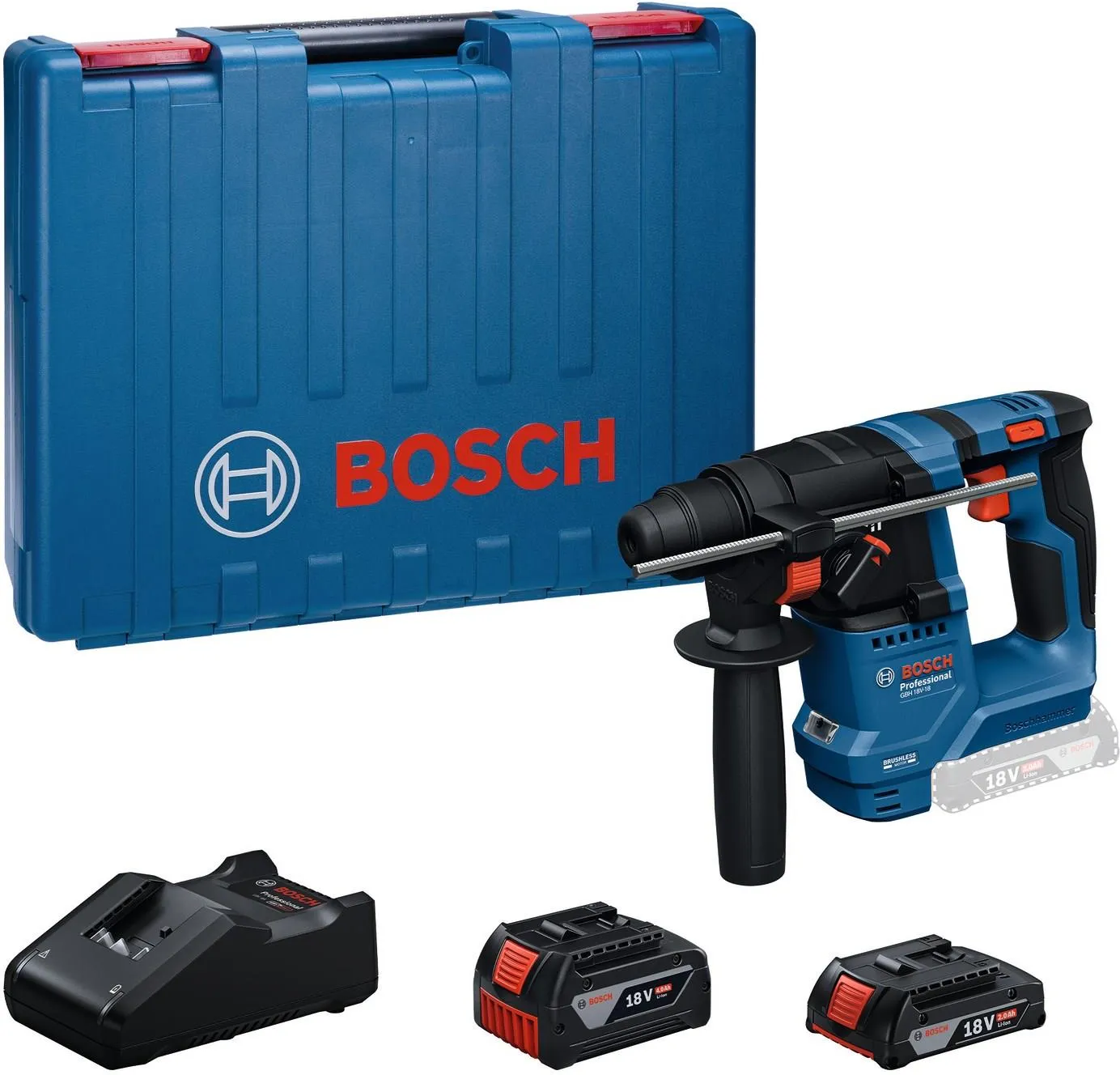 Аккумуляторный перфоратор Bosch GBH 18V-18 Professional 0611927004