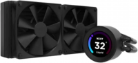 Система жидкостного охлаждения NZXT Kraken Elite 240, AIO 240 мм, чёрная
