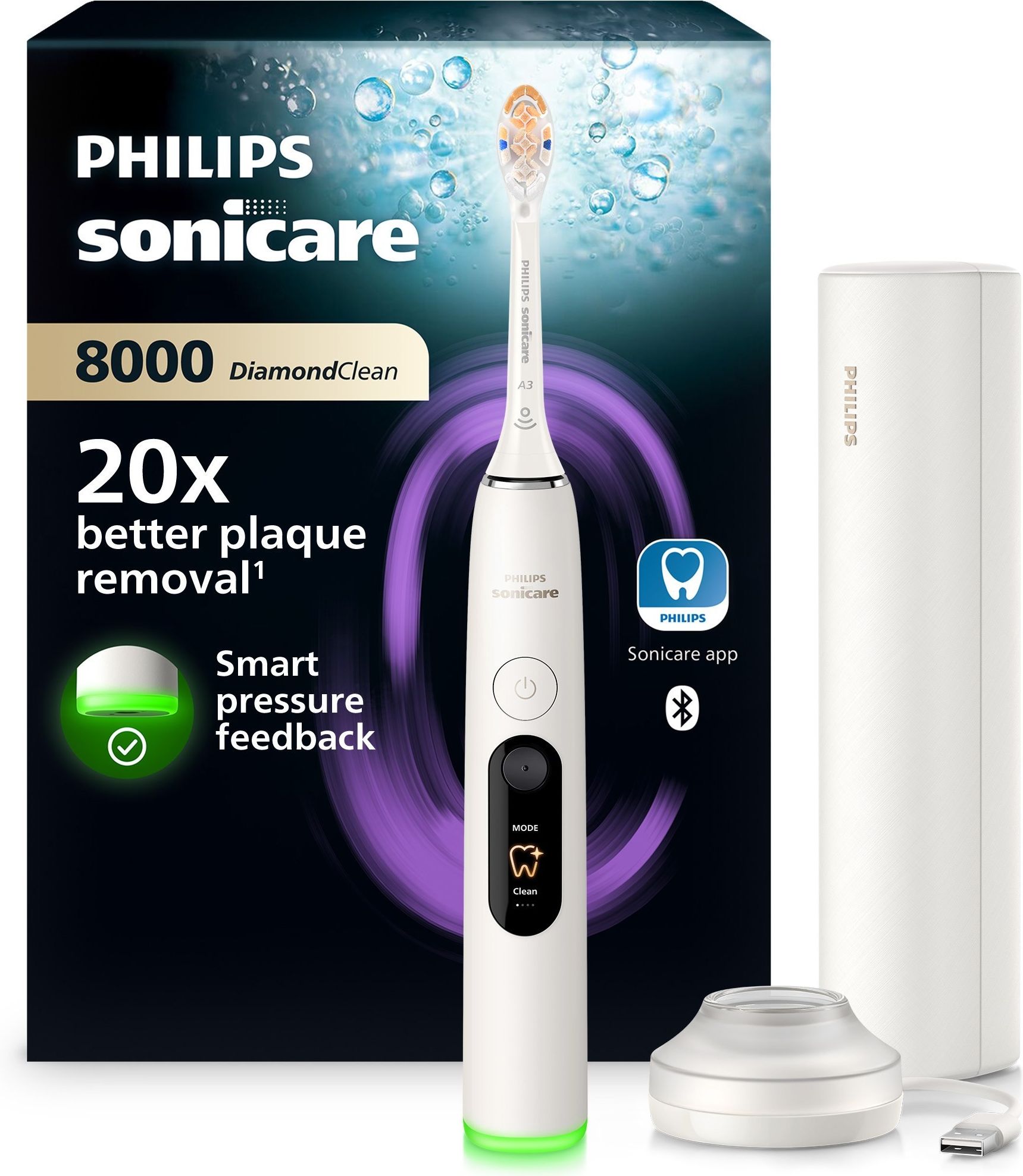Электрическая зубная щетка Philips Sonicare DiamondClean Series 8000 HX8311/11