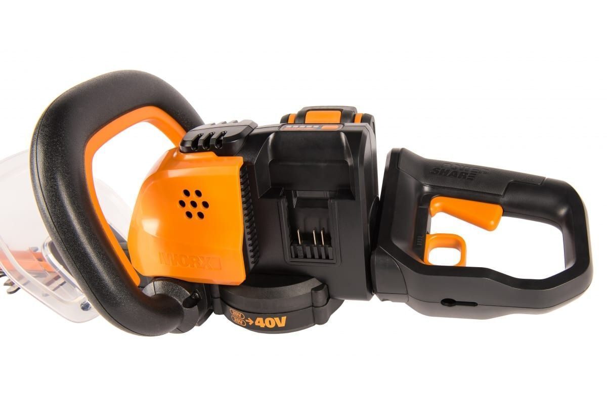 Кусторез аккумуляторный Worx WG284E.9 без АКБ и ЗУ, 2 А·ч, 40 В