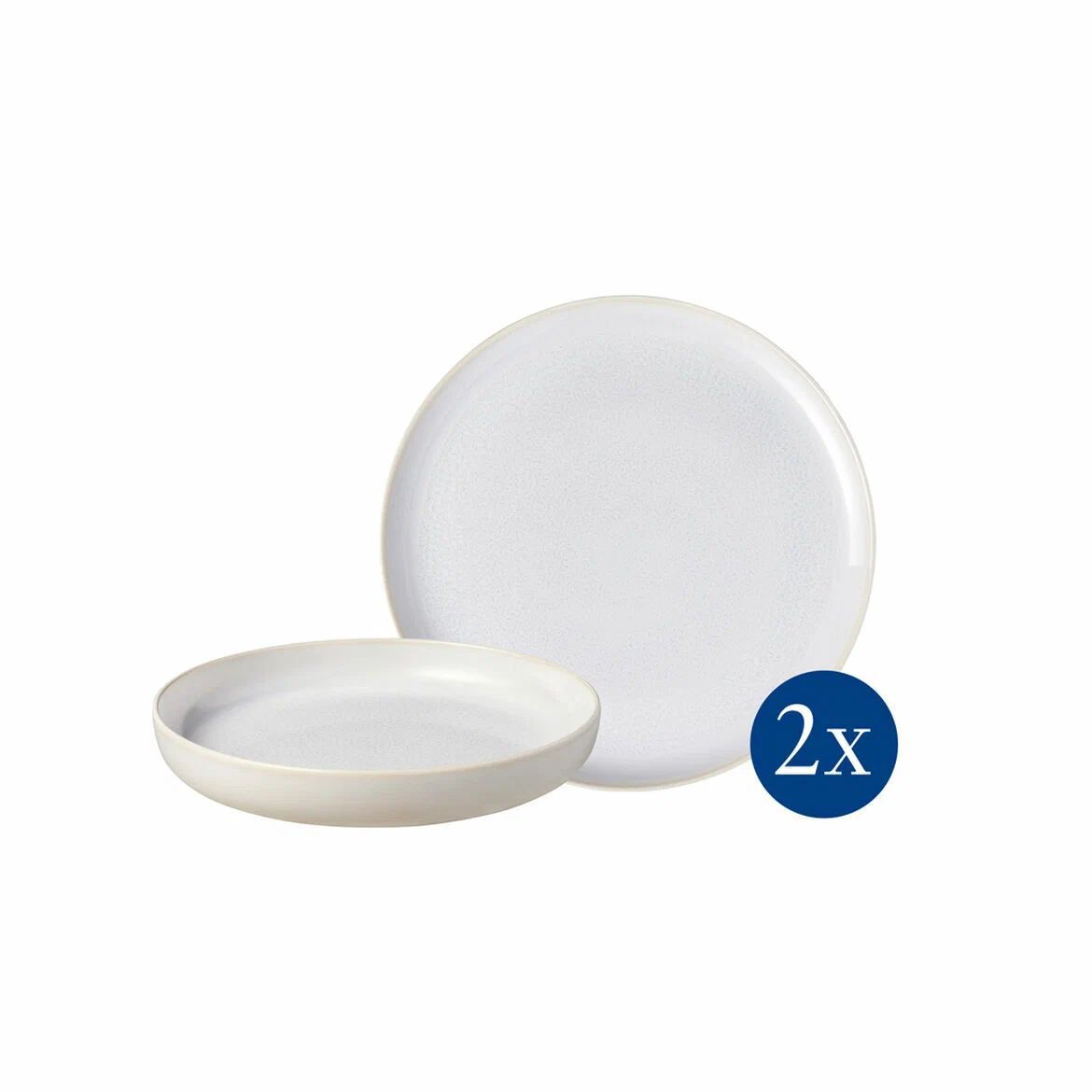 Набор тарелок Villeroy & Boch Crafted Cotton 2 персоны 19-5183-8547