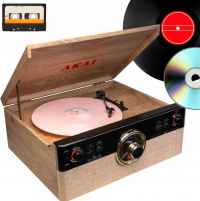 Проигрыватель винила Akai ATT-300CC Brown