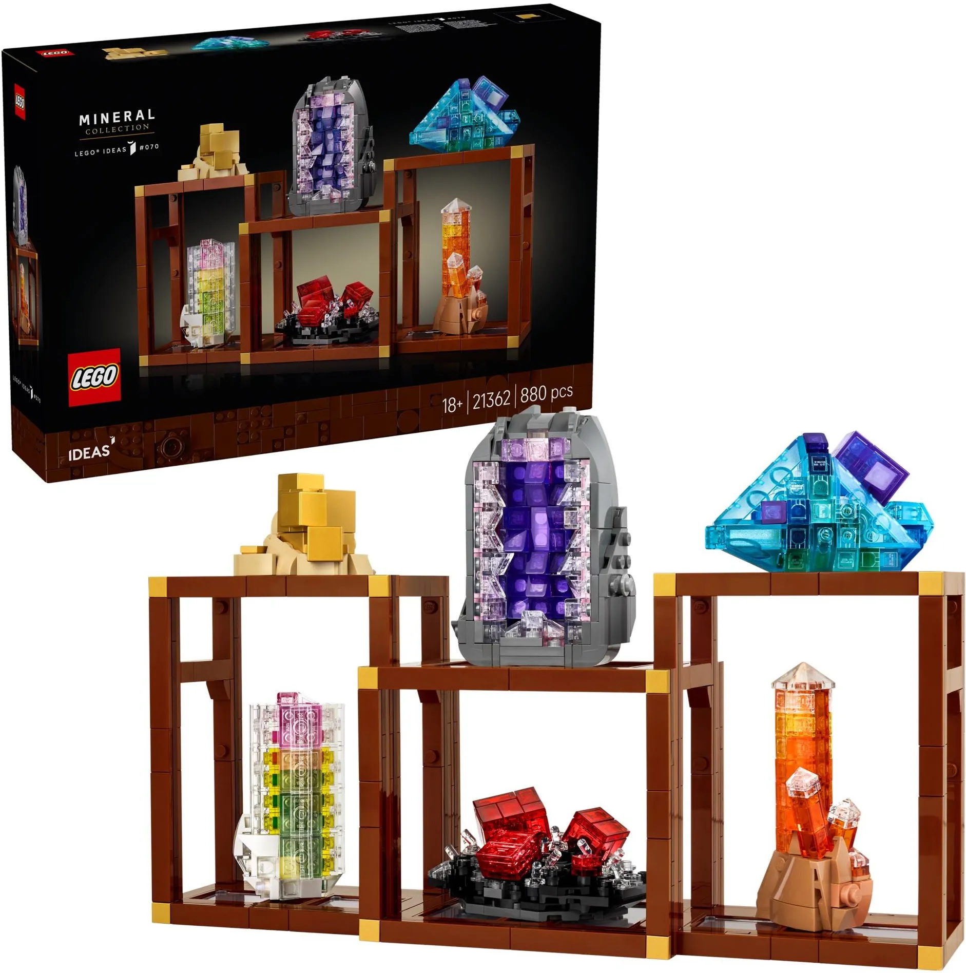 Конструктор LEGO Ideas 21362 Коллекция минералов