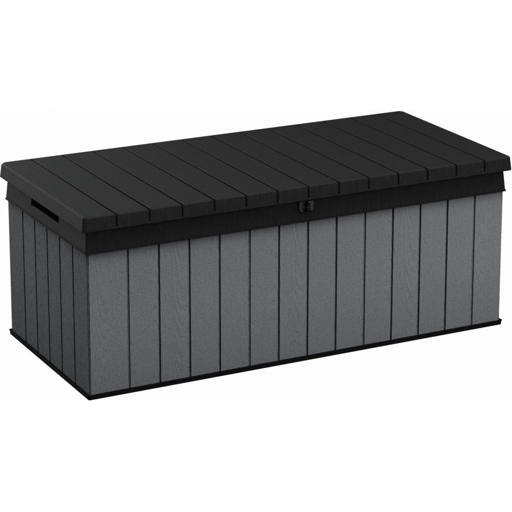 Садовый ящик Keter Darwin 380L, 142,5x65,3x54,5 см, серый (17211691)