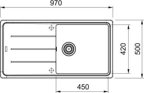 Кухонная раковина Franke Basis BFG 611-97 114.0676.285, бежевый