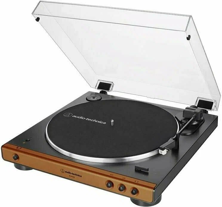 Виниловый проигрыватель Audio-Technica AT-LP60XBT коричневый