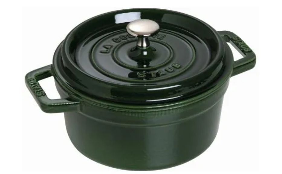 Чугунная кастрюля Staub Cocotte 18 см, зелёная 405098180