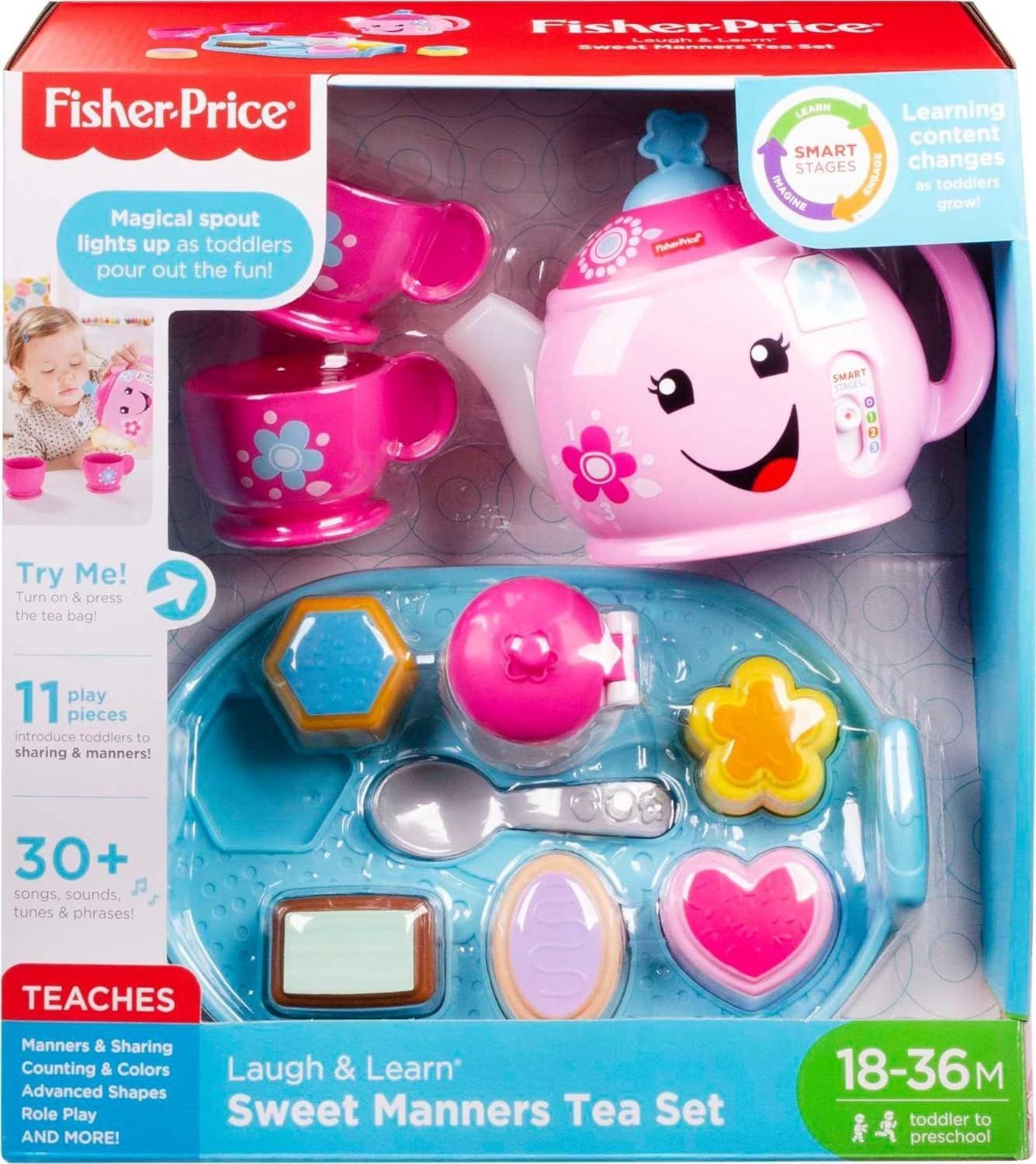 Чайный набор Fisher-Price Laugh & Learn Sweet Manners DYM76