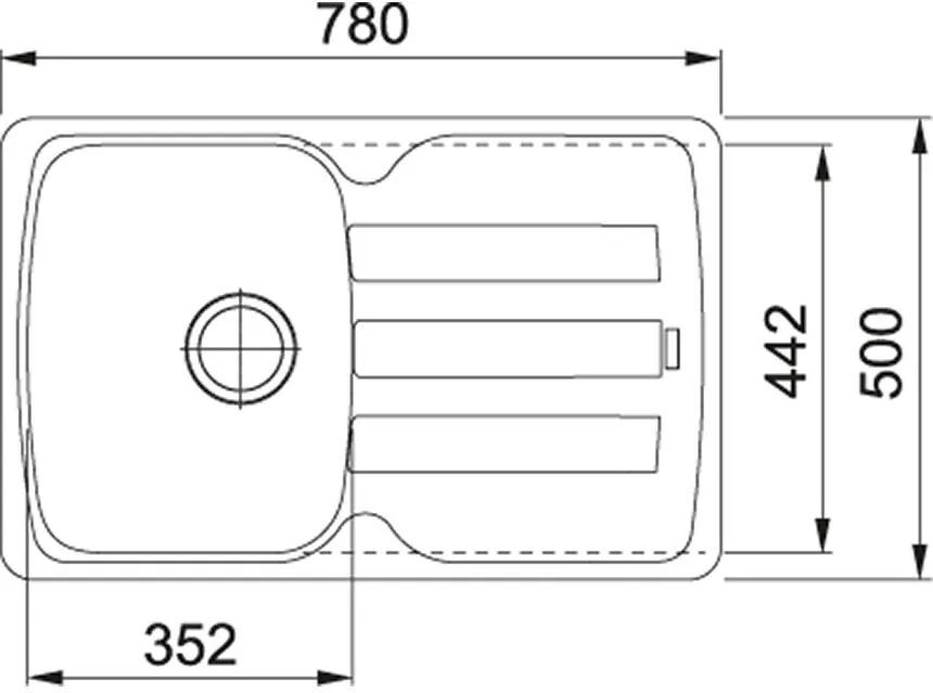 Кухонная раковина Franke Antea AZG 611-78 114.0676.252, Каменный серый