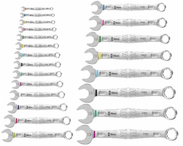 Набор Гаечных Ключей Wera 6003 Joker 22 Set 1, Детали 20232