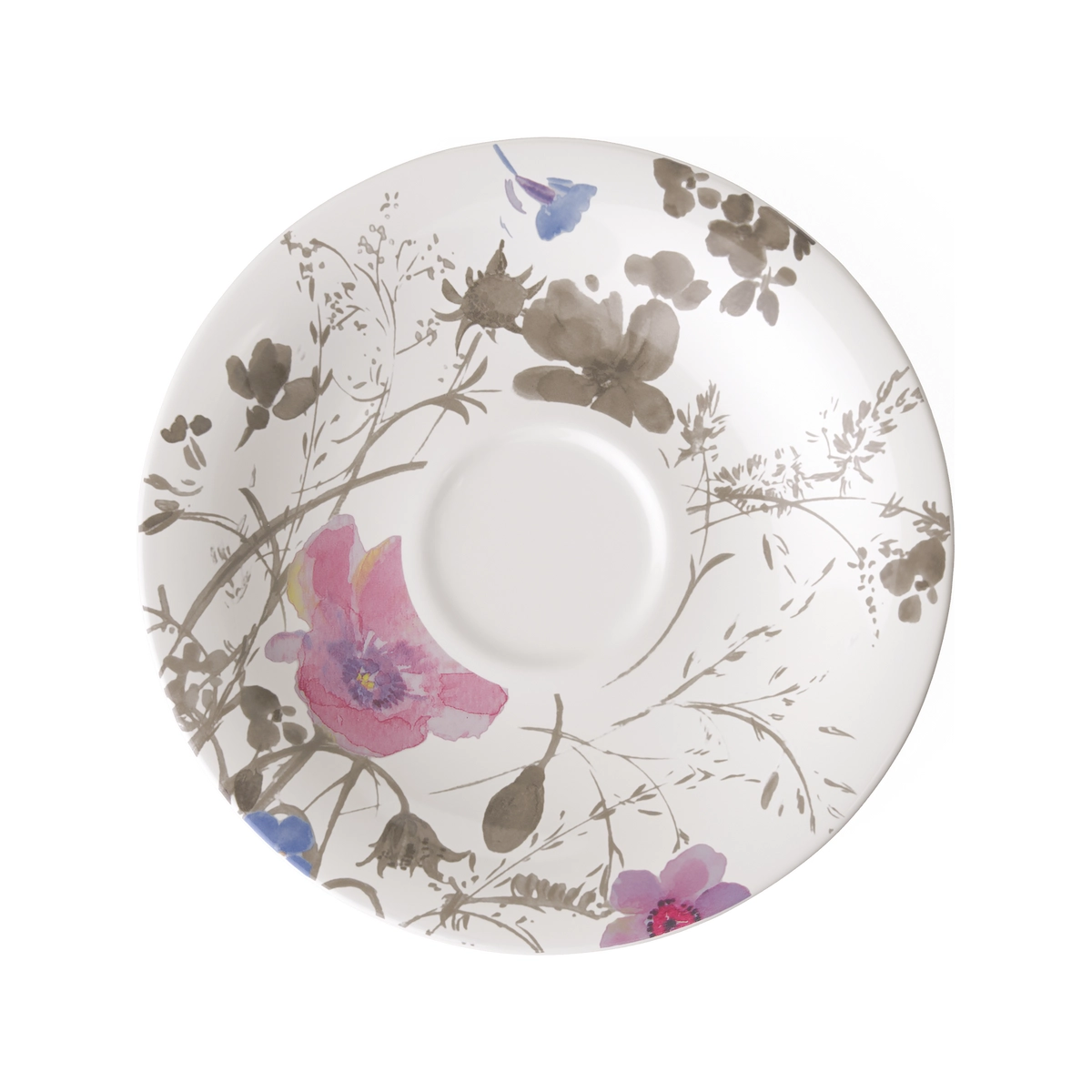Блюдце Villeroy & Boch Mariefleur Gris Basic 1041041250