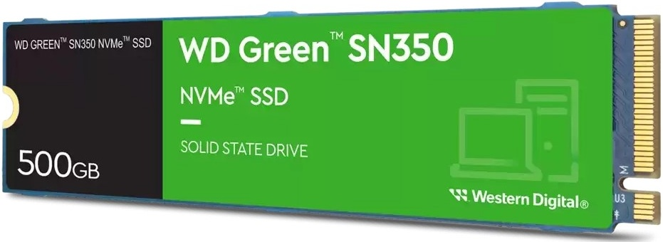 SSD-накопитель Western Digital Green SN350 500 ГБ M.2 NVMe (WDS500G2G0C)