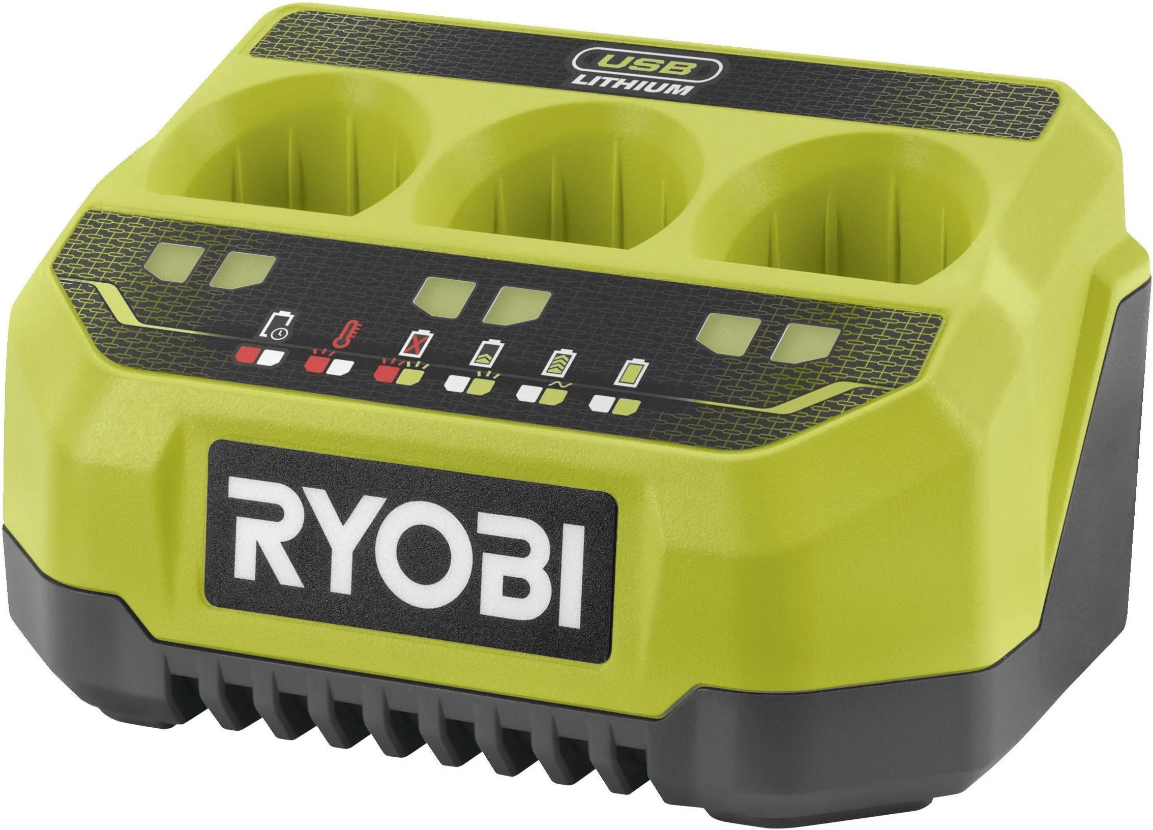 Зарядное устройство RYOBI RC43P для 3 аккумуляторов USB Lithium