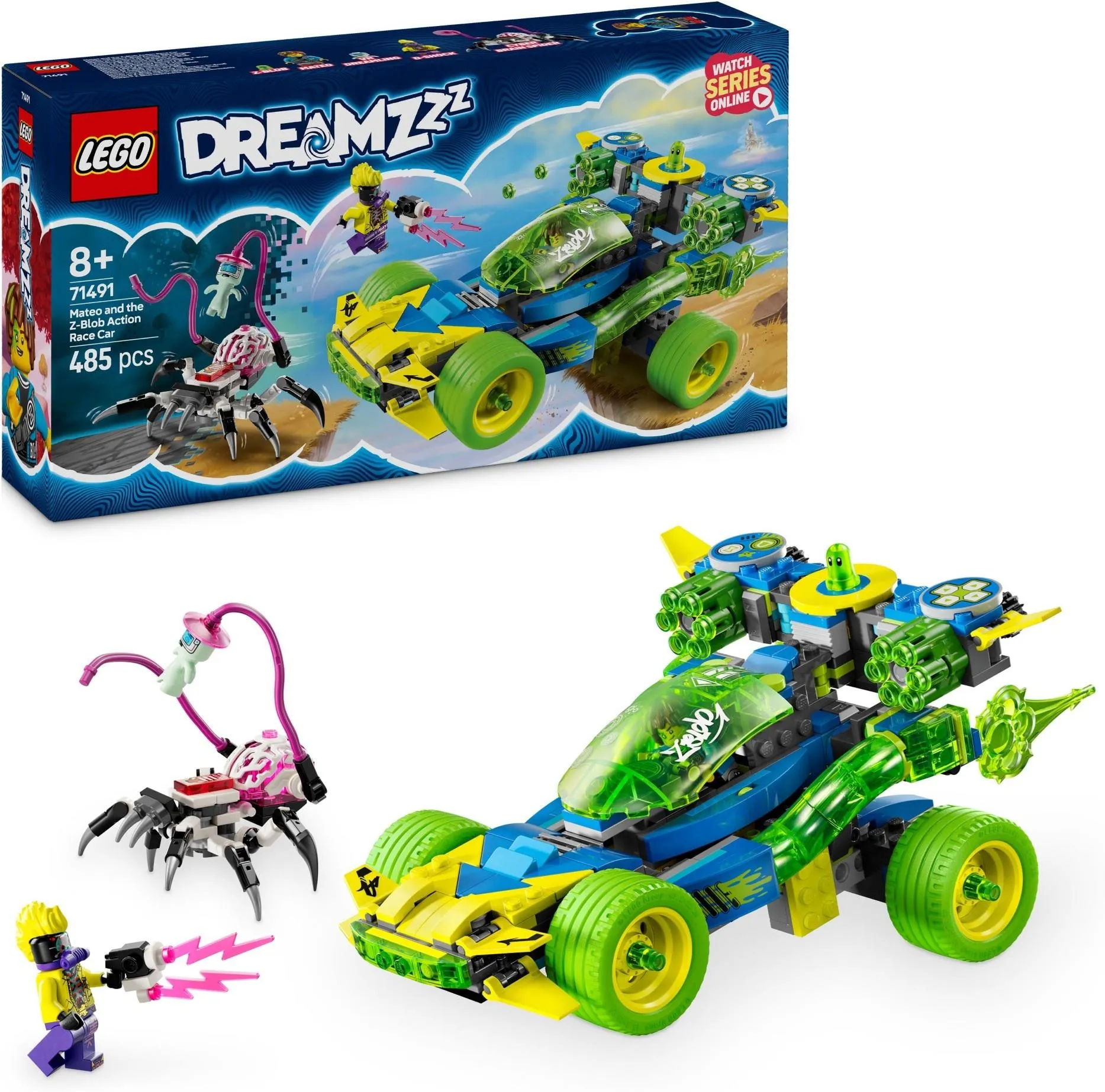 Конструктор LEGO DREAMZzz 71491 Гоночный автомобиль Матео и Зи-Блоба