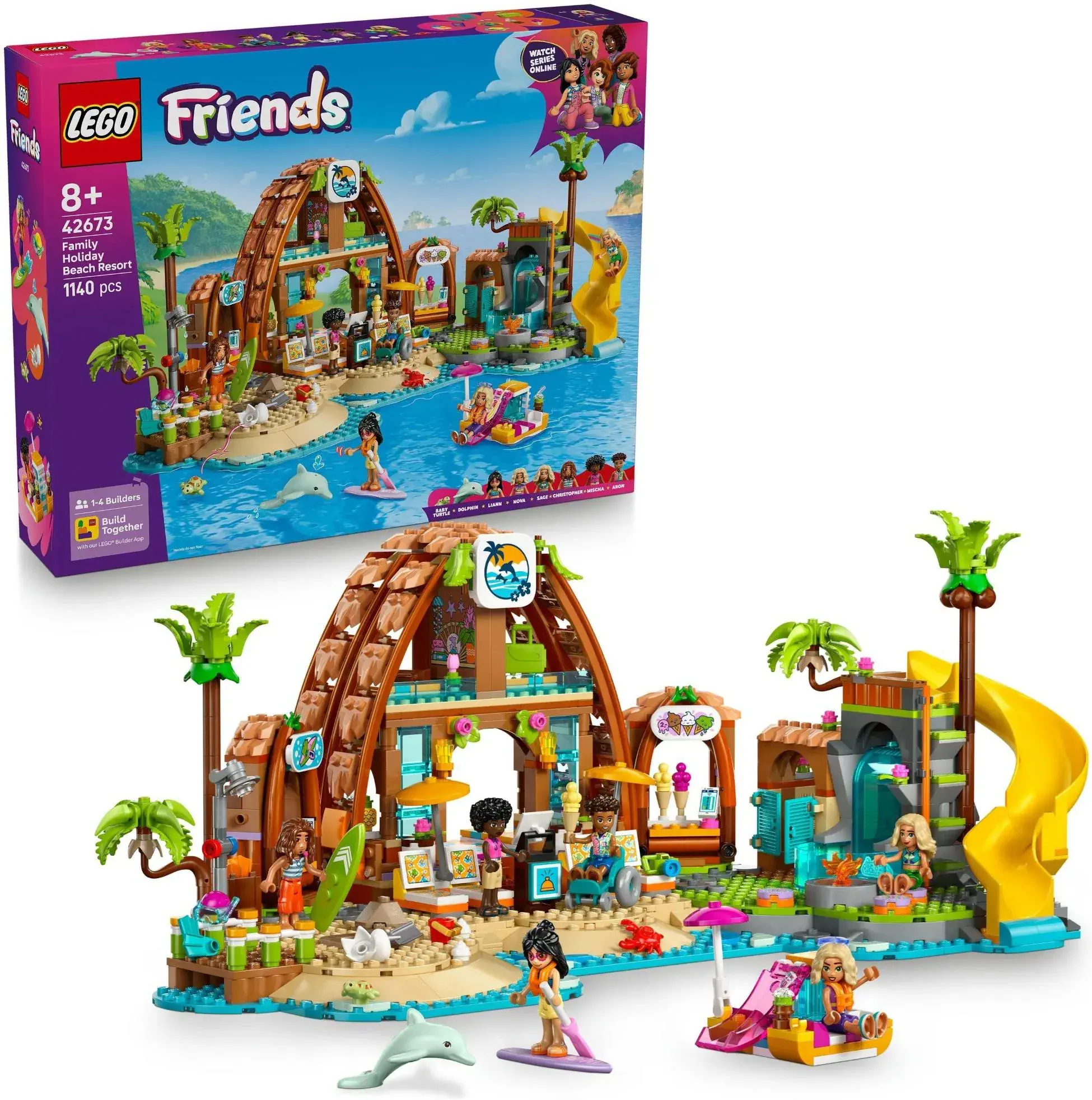 Конструктор LEGO Friends 42673 Семейный пляжный отдых