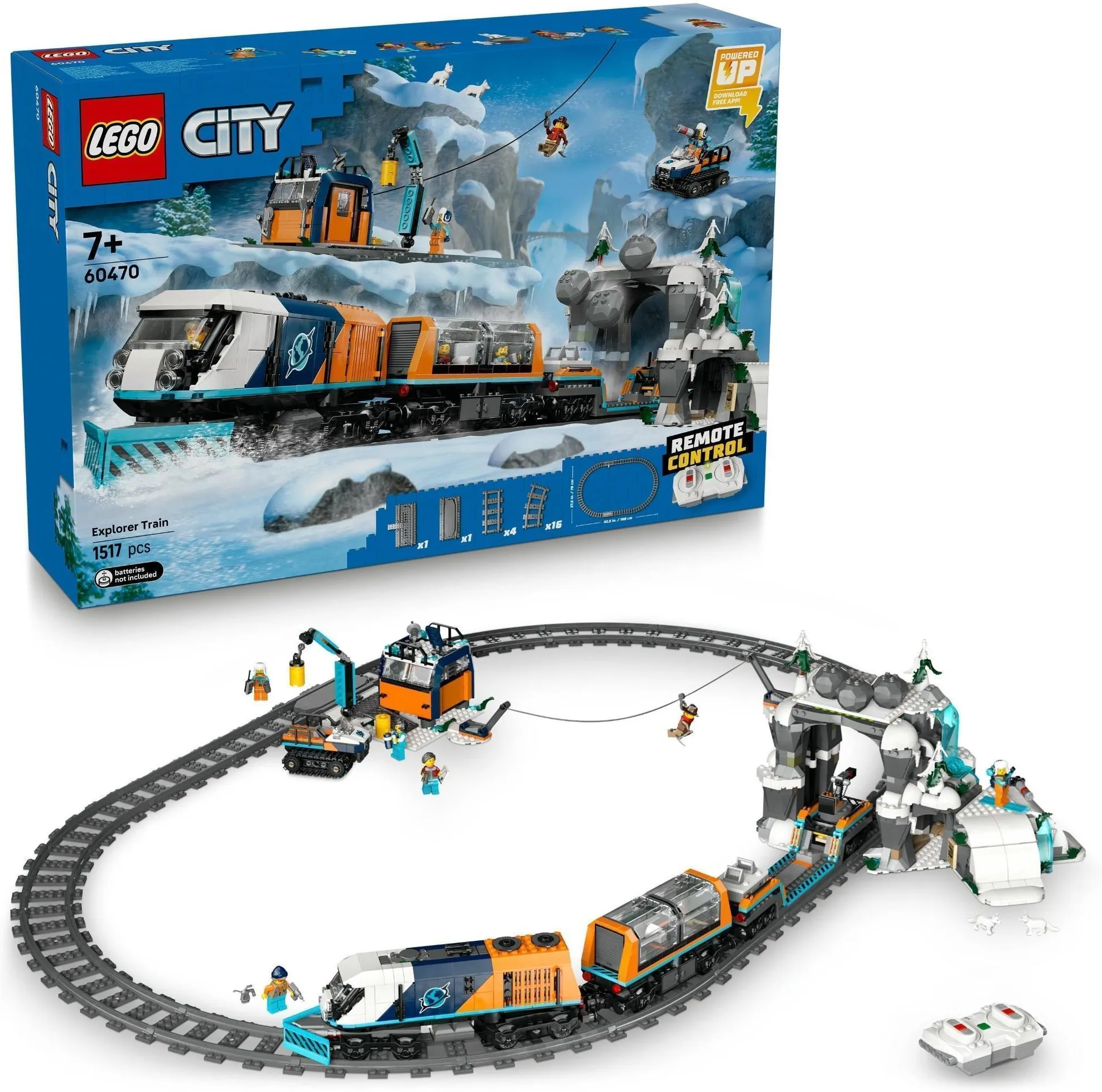 Конструктор LEGO City 60470 Экспресс арктических исследователей