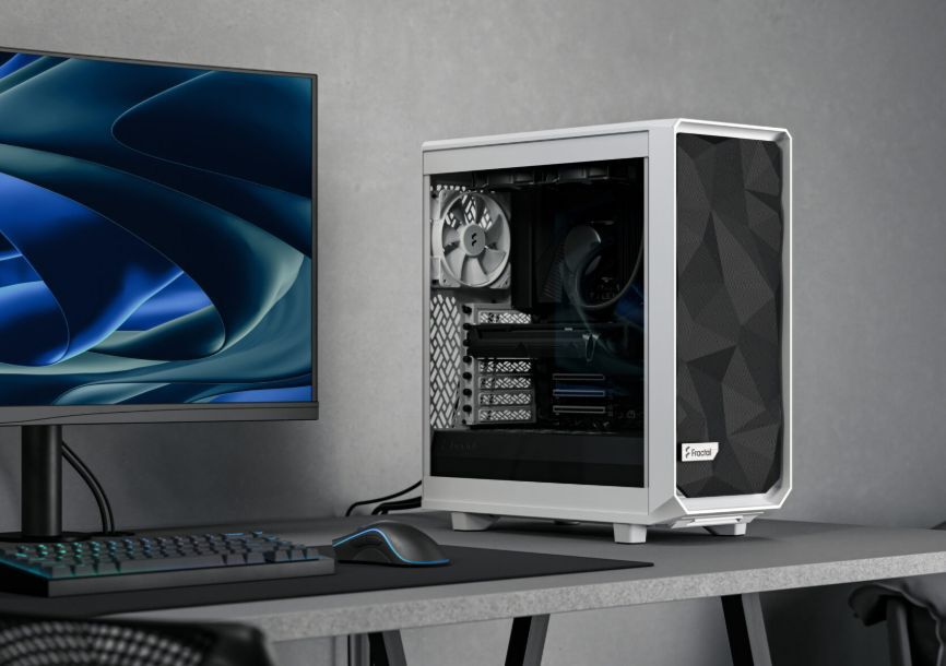 Корпус компьютерный Fractal Design Meshify 2 White TG Clear Tint (FD-CMES2-A05)