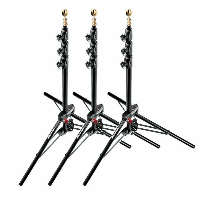 Набор из трех штативов Manfrotto 1051BAC Mini 211 см, чёрный
