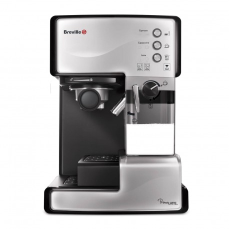 Рожковая кофеварка Breville Prima Latte VCF045X, серебристая