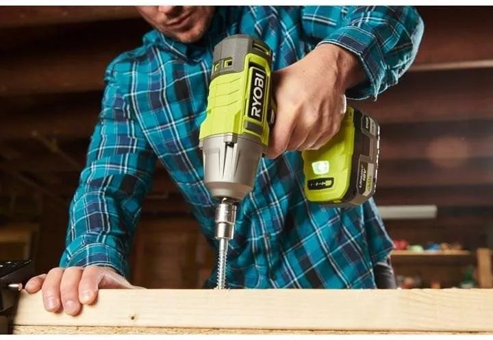 Аккумуляторный ударный гайковерт RYOBI ONE+ 18 V RIW18-0 без АКБ и ЗУ