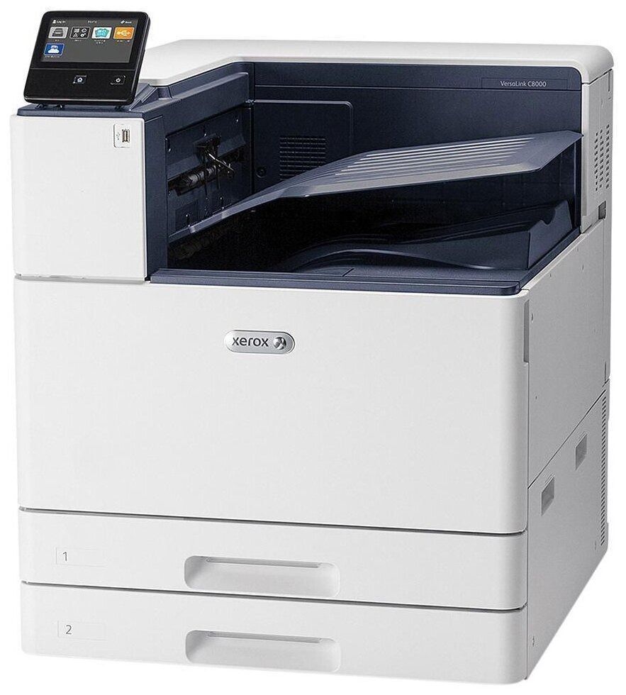Принтер лазерный Xerox VersaLink C8000DT, цветн., A3, белый