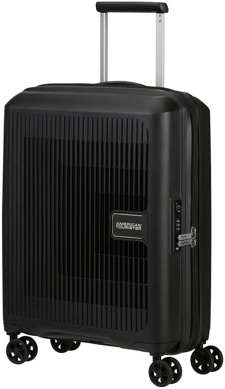 American Tourister AeroStep Small Expan Чемодан Черный 36л