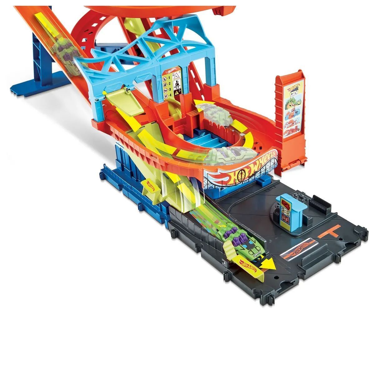 Игровой набор Hot Wheels City Ралли американские горки HDP04