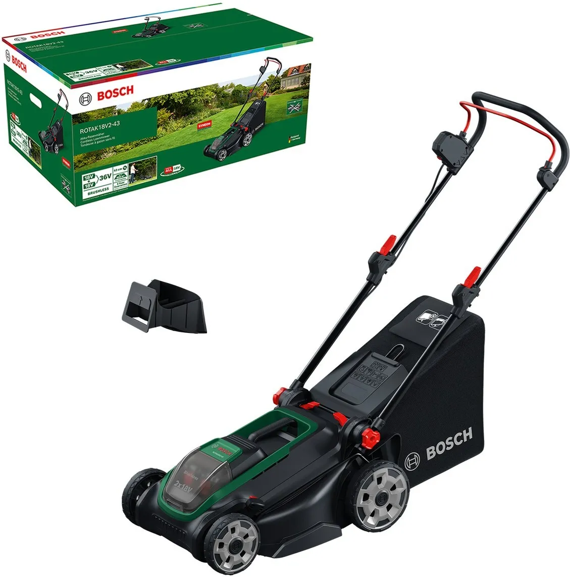 Газонокосилка аккумуляторная Bosch ROTAK18V2-43 06008B9L01