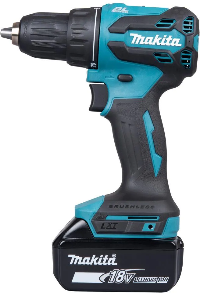 Аккумуляторная дрель-шуруповёрт Makita DDF490SF1J 18 В, 1×3,0 А·ч АКБ, ЗУ, кейс Makpac