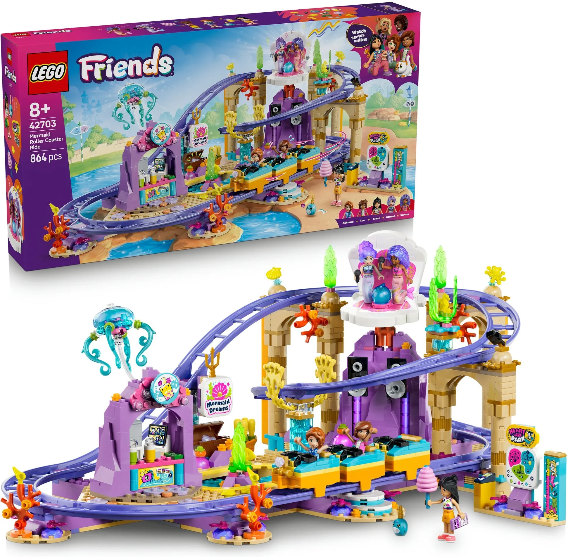 Конструктор LEGO Friends 42703 Русалочьи американские горки