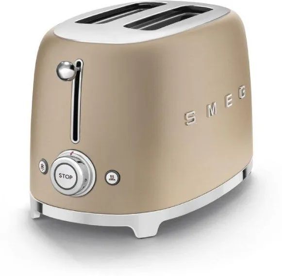 Тостер Smeg TSF01CHMEU золотой
